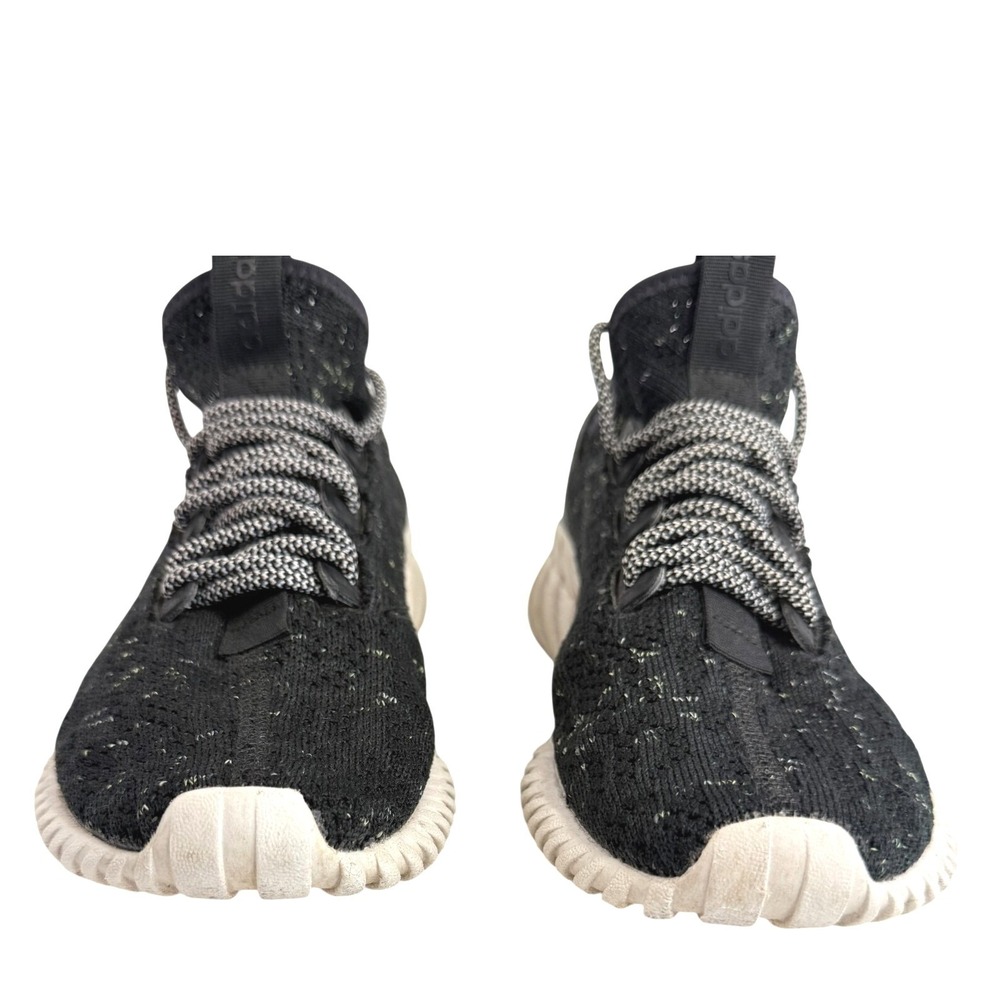 Adidas Tubular Primeknit Black White Running Shoes Sneakers Mens 6.5 Womens 8 - Picture 6 of 12